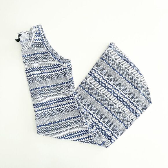 Banana Republic Blue And White Aztec Print Sundress Size Medium - Picture 8 of 8